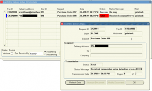AventX Delivery Status Form