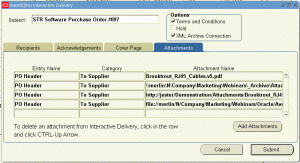 Add and Remove Attachments with SAID