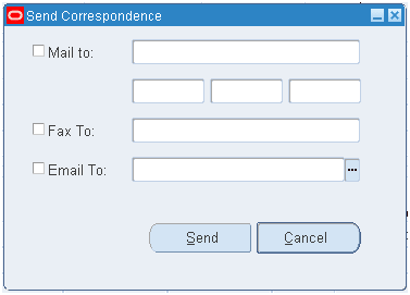 Send Copy Form - Advanced Collections