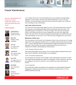 2014 OVCS Maintenance Agenda