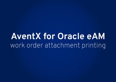 AventX for Oracle eAM
