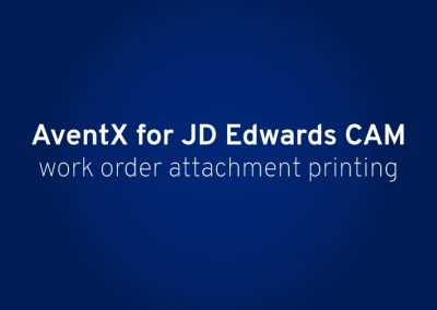 AventX for JD Edwards