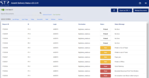 AventX for Oracle EBS Windows Printer True Print Status