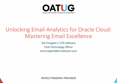 Unlocking Email Analytics for Oracle Cloud—Mastering Email Excellence